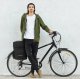 Wozinsky WBB13BK Spacious Bike Rack Bag, 60L, Black