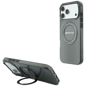Mercedes AMG Urban Line Case with MagSafe Ring Stand for iPhone 18 Pro Max / 17 Pro Max - Gray