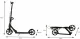 Foldable City Scooter for Kids and Teens Adjustable Height 95-105 cm 200mm Wheels