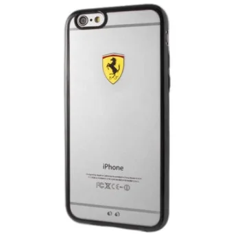 Ferrari Racing Shield Case for Samsung Galaxy S7, Black / Transparent