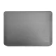 Guess Saffiano Triangle Logo 16\" Laptop Sleeve - Silver