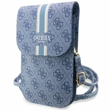 Guess 4G Stripes Phone Handbag, Blue