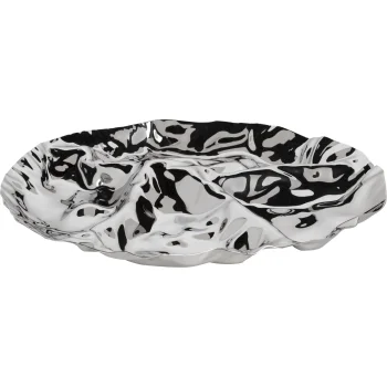 Alessi Pepa Antipasti Platter LC14, 32.2 cm, 4 Compartments, Silver
