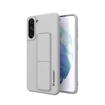 Wozinsky Kickstand Case with Stand for Samsung Galaxy S21+ 5G, Gray