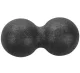 Double Massage Ball FT31E, 12 x 6 cm, Black