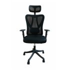 Multifunction Ergonomic Office Chair with 3D Armrests, Black