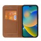 Dux Ducis Skin X2 Magnetic Flip Case for iPhone 14 Pro, Brown