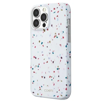 Apple iPhone 13 Pro Max 6,7" Uniq Etui Coehl Terrazzo Case Cover, White