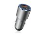 Dudao Car Charger USB / USB Type C PD, QC 3.0, 22,5 W, Gray | Automašīnas Lādētājs Adapteris