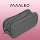 Maaleo Triple Compartment Pencil Case, Grey