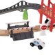 Kruzzel 22646 Wooden Train Set with Battery-Powered Engine, 37 Pieces