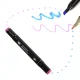 Double-Sided Alcohol Markers in Case, 120 pcs with Stand