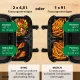 Bosch Serie 4 MAFD440B7 Double Drawer Air Fryer, 2x4.5 L, 2500 W, Black