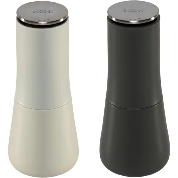 Joseph Joseph Milltop Salt and Pepper Mill Set, Grey