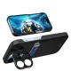 Case for Samsung Galaxy S23 Ultra with Card Pocket and Stand, Black