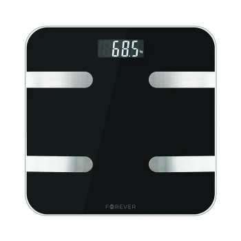 Forever AS-100 Smart Scale with Bluetooth for Body Composition, Black