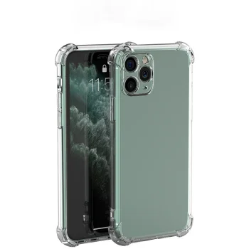 Google Pixel 9 Pro XL Anti-slip 4 Corners Shockproof Cover Case, Transparent