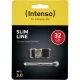 USB Flash Drive Intenso Slim Line 32GB USB 3.0, Black
