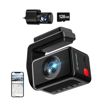 Dash Cam REDTIGER F4 Pro WiFi 4K + 1080p 128GB