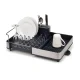 Joseph Joseph Extend expandable dish drainer, silver and black
