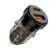 Tech-Protect CC03 30W 2-Port USB-A / USB-C Car Charger - Black