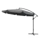 Large Cantilever Garden Parasol 3.5m with Tilt, Grey MultiGarden