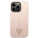 Guess Silicone Triangle Case for iPhone 14 Pro Pink