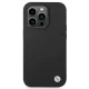 BMW iPhone 14 Pro Case Silicone Metal Logo, Black