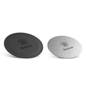 Baseus Magnet Iron Suit 2x Iron Plate for Magnetic Car Holder, Silver