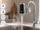 Electric Instant Water Heater Faucet 3000W with LED Display, Silver