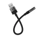 Audio adapter Acefast J13, USB-A to 3.5mm mini jack, black