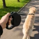 Retractable Dog Leash, 5m, up to 15kg, Black