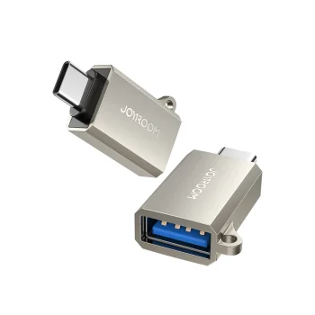Joyroom S-H151 USB-C to USB-A Adapter with OTG - Silver