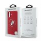 Karl Lagerfeld Silicone Karl&Choupette Heads Ring MagSafe Case for iPhone 16, Red