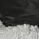 Plush Donut Calming Pet Bed for Dogs and Cats 60 cm, Light Grey