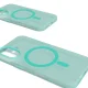 Puro Daylight MagSafe Silicone Case for iPhone 16, Green