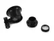 Pocket Jeweler\'s Eye Loupe with LED Light, 20x Magnification, Black