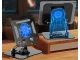Cooling Tablet Stand with USB Fan, Adjustable 4-16\", Black