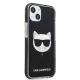 Apple iPhone 13 6.1\" Karl Lagerfeld Choupette Head Case Cover (KLHCP13MTPECK), Black