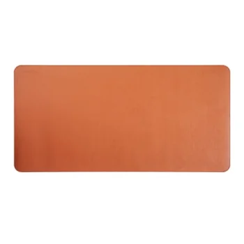 Large PVC Leather Mouse Pad, 1200x600 mm, Orange