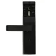 Smart Electronic Door Lock with Fingerprint, PIN, and Bluetooth, Black