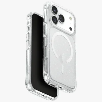 Uniq LifePro Xtreme Magclick Case for iPhone 17 Pro Clear Glitter