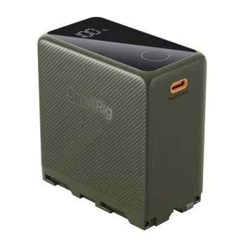 SmallRig NP-F970 camera battery, 10 500 mAh, USB-C, green