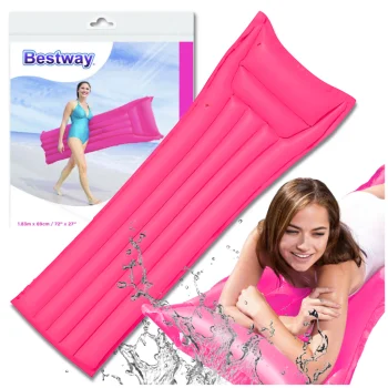 Bestway Inflatable Water Air Mat 183 x 69 cm, Pink
