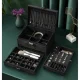 Soulima 22262 Elegant Jewelry Box with Key, Black