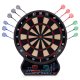 Electronic Dart Board 42 cm with LCD Scoring, 27 Games, 12 Soft Tip Darts Included