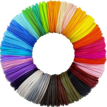 Kruzzel PLA Filament Set for 3D Pens 30 pcs x 10m 19877