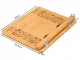 Bamboo Book and Tablet Stand, Adjustable