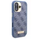 Guess iPhone 16 Plus Case 4G Logo Plate MagSafe, Blue