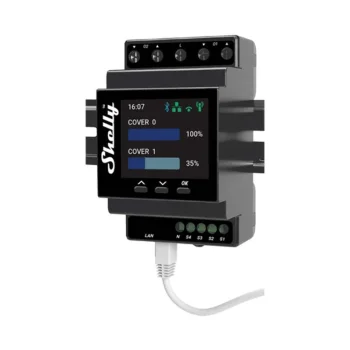 Shelly Pro Dual Cover PM DIN Rail Dual Controller with Power Measurement